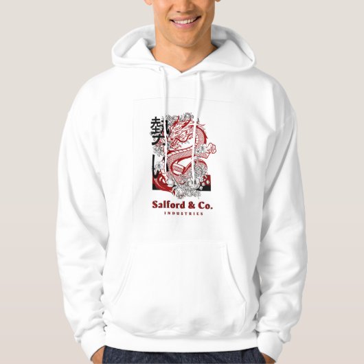 Dragon Print Hoodie (Voorkant)
