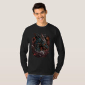 Dragon print t-shirt (Voorkant volledig)