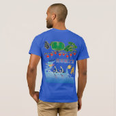 Dragon Pulse Festival blauw T-shirt (Achterkant volledig)