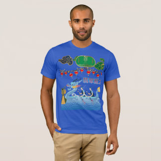Dragon Pulse Festival blauw T-shirt