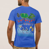 Dragon Pulse Festival blauw T-shirt (Achterkant)