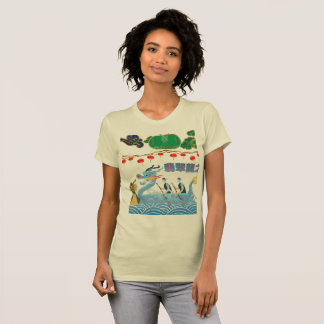 Dragon Pulse Festival crème klassieker T-shirt