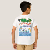 Dragon Pulse Festival wit T-shirt (Achterkant volledig)