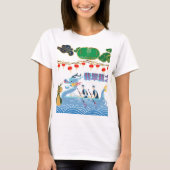 Dragon Pulse Festival wit T-shirt (Voorkant)