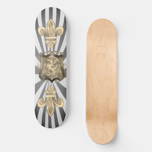 Dragon Quest Schild aangepaste naam  Persoonlijk Skateboard (Voorkant)