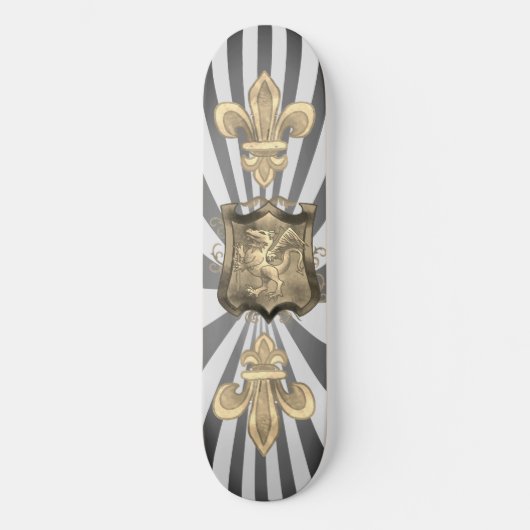 Dragon Quest Schild aangepaste naam Persoonlijk Skateboard (Voorkant)