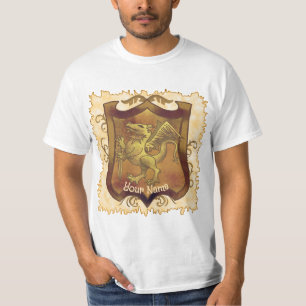 Dragon Quest Schild achternaam T-shirt