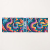 Dragon Rainbow Kleurrijke gepersonaliseerde patroo Yogamat (Voorkant (horizontaal))