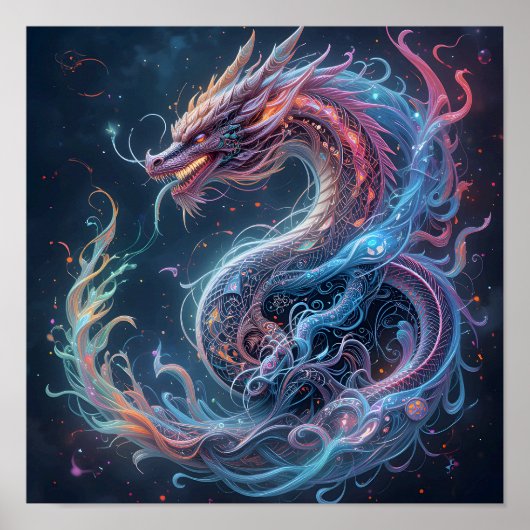 Dragon Rainbows Harmony One Poster (Voorkant)