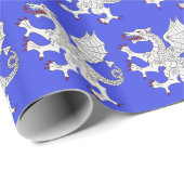 Dragon Rampant Argent Cadeaupapier (Rol Hoek)