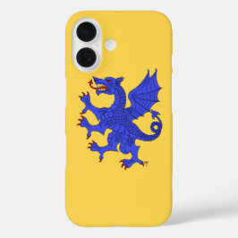 Dragon Rampant Azure iPhone 16 Hoesje