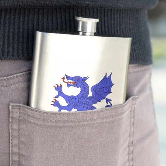 Dragon Rampant Azure Flacon (Voorbeeld)