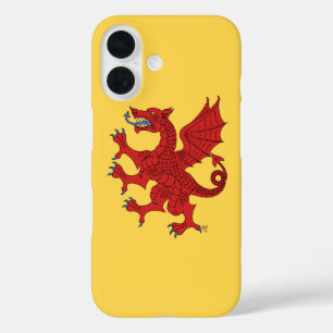 Dragon Rampant Gules iPhone 16 Hoesje