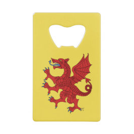 Dragon Rampant Gules Creditkaart Flessenopener