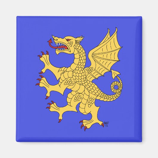 Dragon Rampant of Magneet (Voorkant)