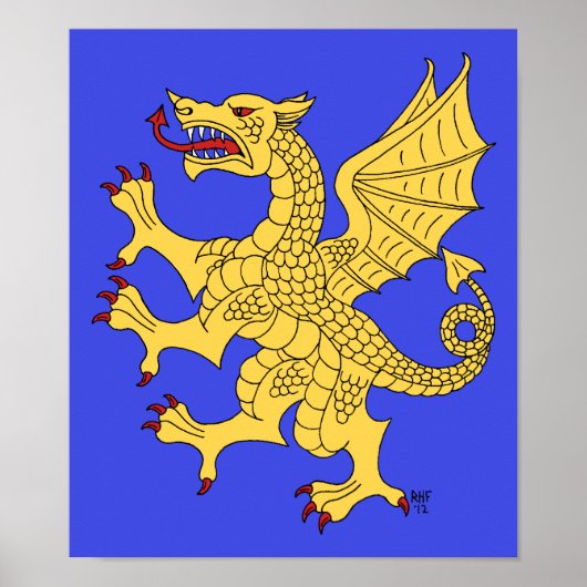 Dragon Rampant of Poster (Voorkant)