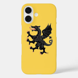 Dragon Rampant Sable iPhone 16 Hoesje