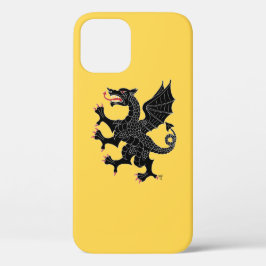 Dragon Rampant Sable iPhone 16 Hoesje