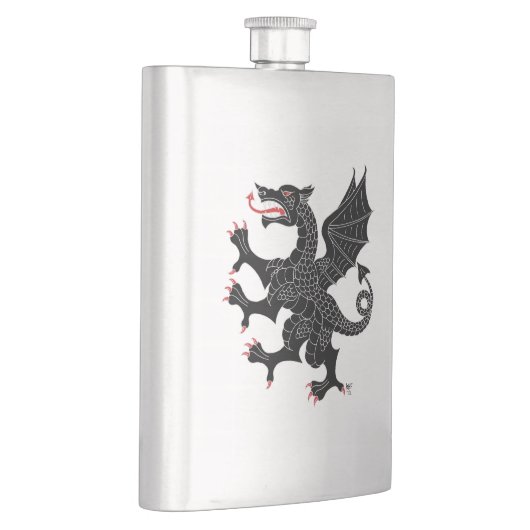 Dragon Rampant Sable Flacon (Rechts)