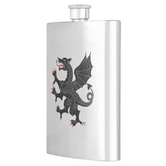 Dragon Rampant Sable Flacon (Links)