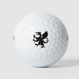 Dragon Rampant Sable Golfballen