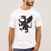 Dragon Rampant Sable T-shirt (Voorkant)