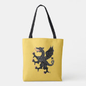 Dragon Rampant Sable Tote Bag (Achterkant)