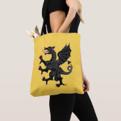 Dragon Rampant Sable Tote Bag (Dichtbij)