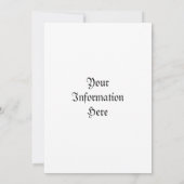 Dragon Rampant Vert Kaart (Achterkant)