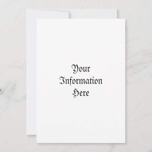 Dragon Rampant Vert Kaart (Achterkant)