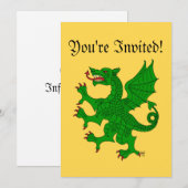 Dragon Rampant Vert Kaart (Voorkant / Achterkant)