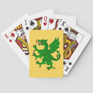 Dragon Rampant Vert Pokerkaarten