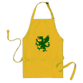 Dragon Rampant Vert Standaard Schort