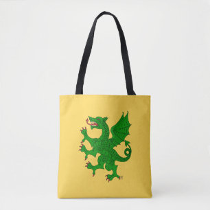 Dragon Rampant Vert Tote Bag