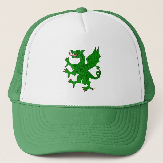 Dragon Rampant Vert Trucker Pet (Voorkant)