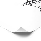 Dragon Reading Book Foto Afdruk (Hoek)