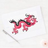 Dragon Rechthoekige Sticker (Envelop)