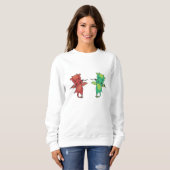 Dragon Red Dragon Fairy Tale Fantasy Trui (Voorkant volledig)