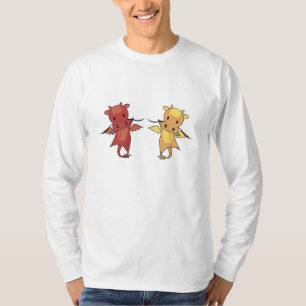 Dragon Red en Yellow Dragon Fairy Tale Fantasy T-shirt