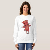 Dragon Red Fairy Tale Cute Animals voor kinderen Trui (Voorkant volledig)