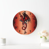 Dragon red grote klok (Huis)
