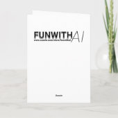 Dragon Reflection Verjaardag Kaart (Achterkant)