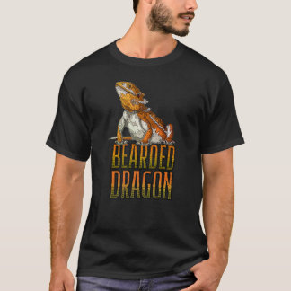 Dragon Reptile Keeper Beardie Retro T-shirt