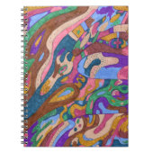 "Dragon Ride" Origineel Abstract Notitieboek (Voorkant)