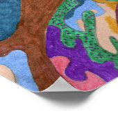 Dragon Ride, origineel Abstract Poster (Hoek)