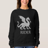 Dragon Rider Black Sweatshirt (Voorkant)