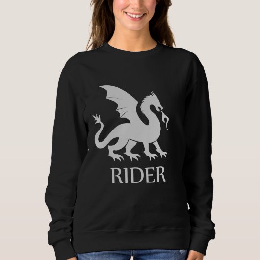 Dragon Rider Black Sweatshirt (Voorkant)