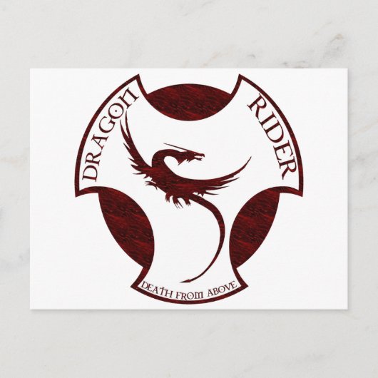 Dragon Rider Briefkaart (Voorkant)