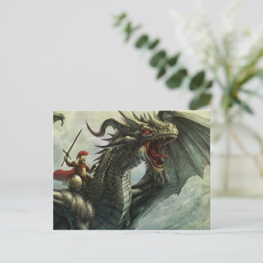 Dragon Rider, Briefkaart (Staand voorkant)