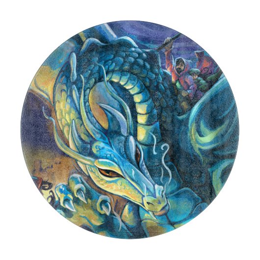 Dragon Rider en Sorcerer Snijplank (Voorkant)